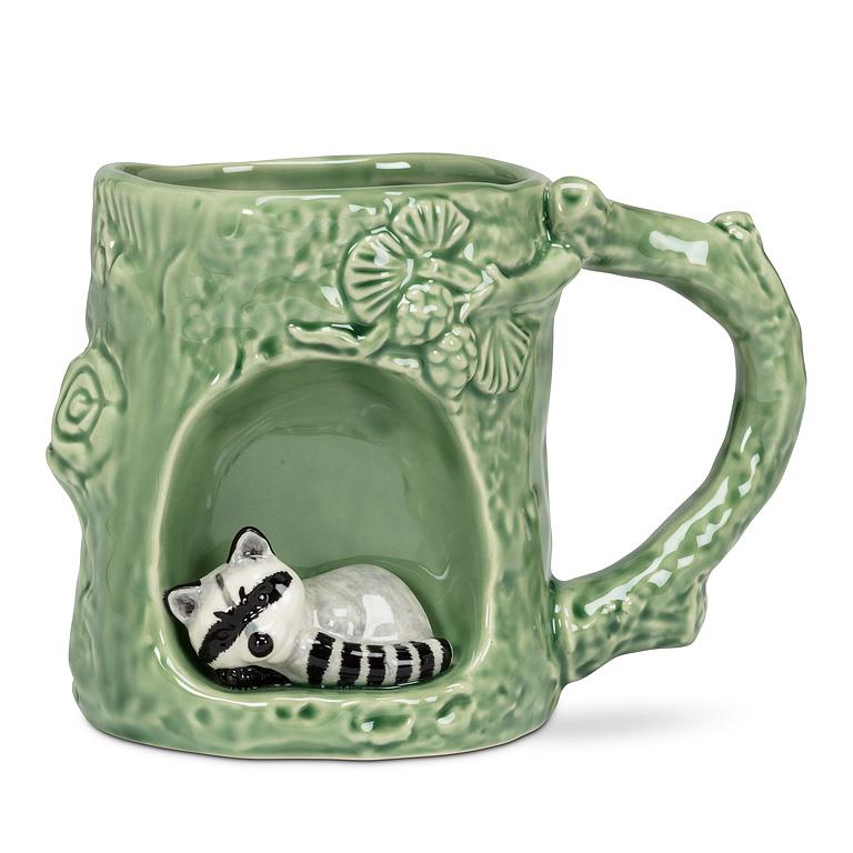 Tree Look Mug w/Raccoon