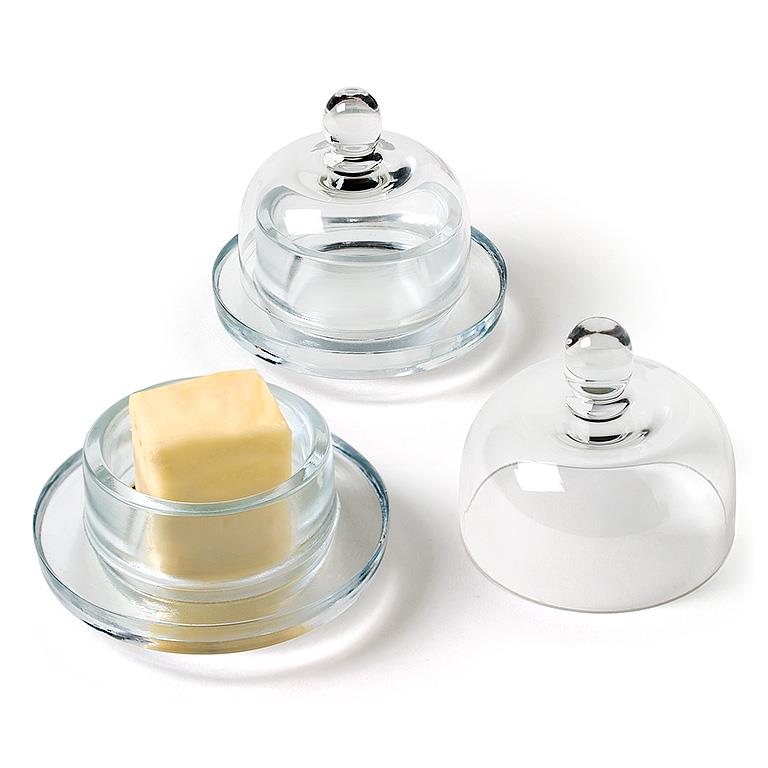 Sm Butterdish W/Dome
