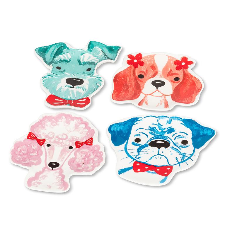 Fancy Dog Head Plate