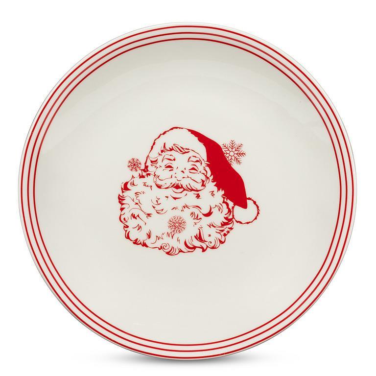 Vintage Style Santa Small Plate