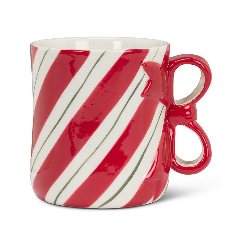 Stripe & Ribbon Mug