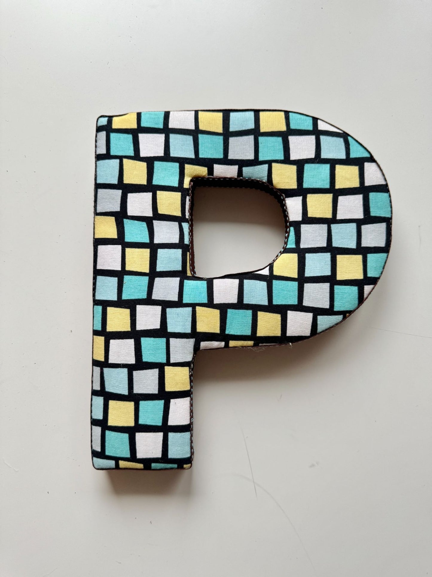 Handmade PLAY Floral Wood Block Letter Wall Decor - 3