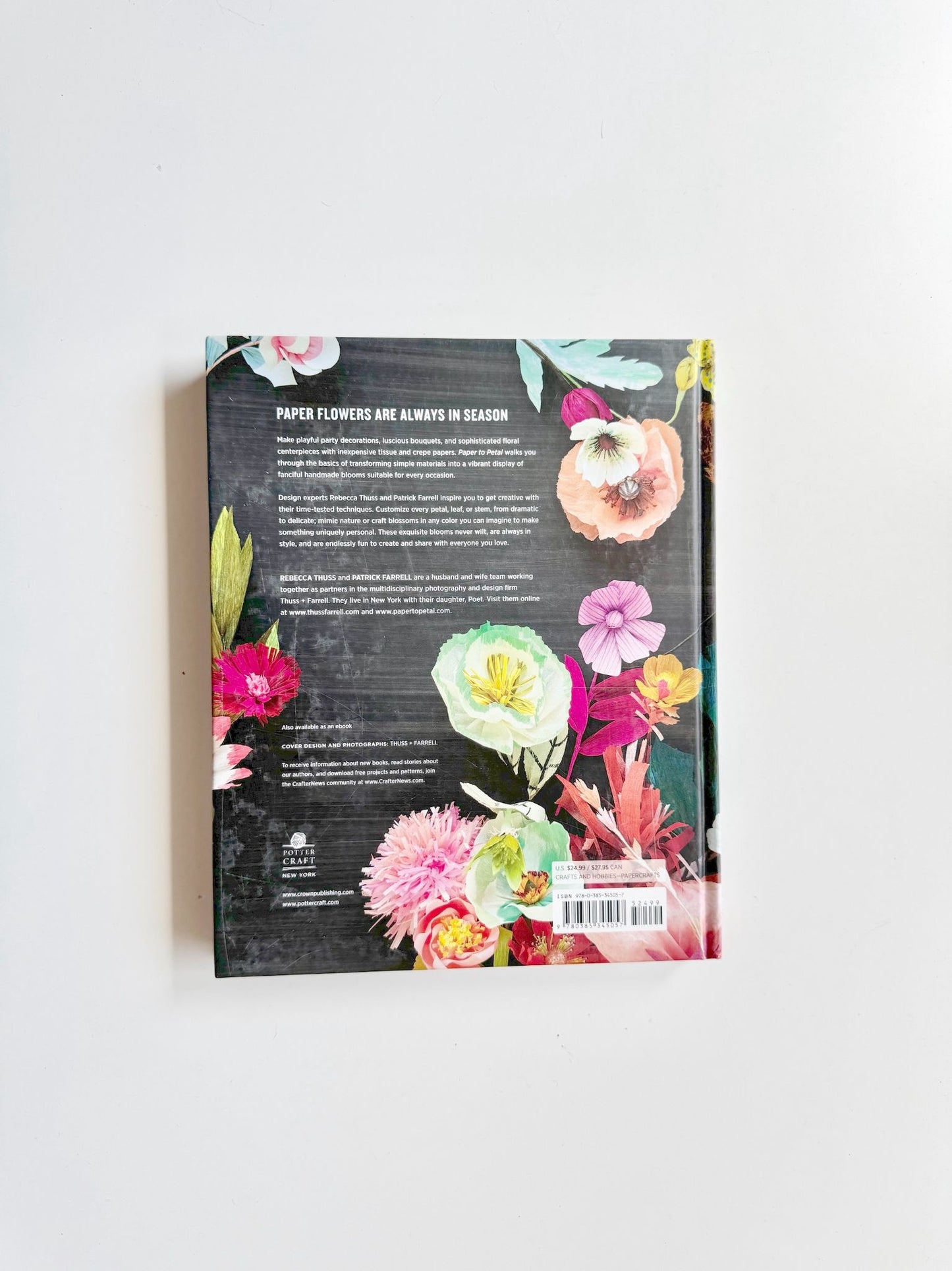 Hardcover Book - Paper To Petal - 2