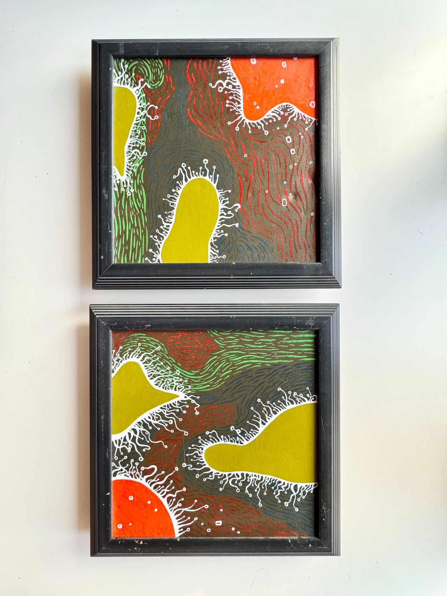 Set of Two Orignal discount Paintings