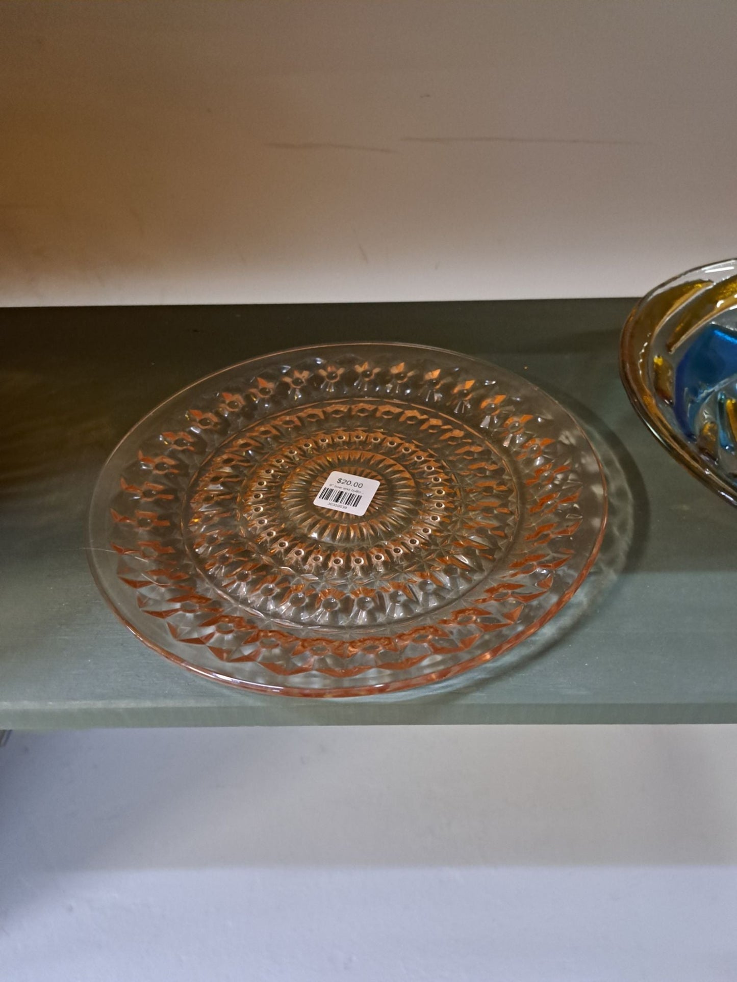 9" bow and button plate - 2