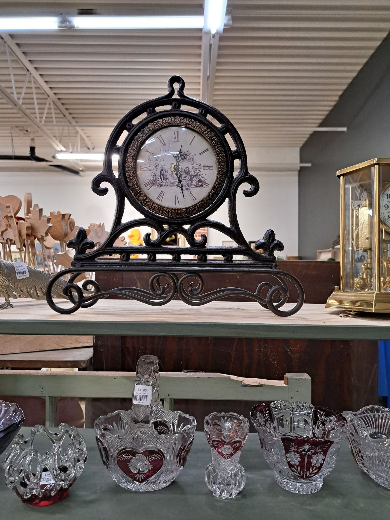 Cast Iron Clock – Duck & Dodo