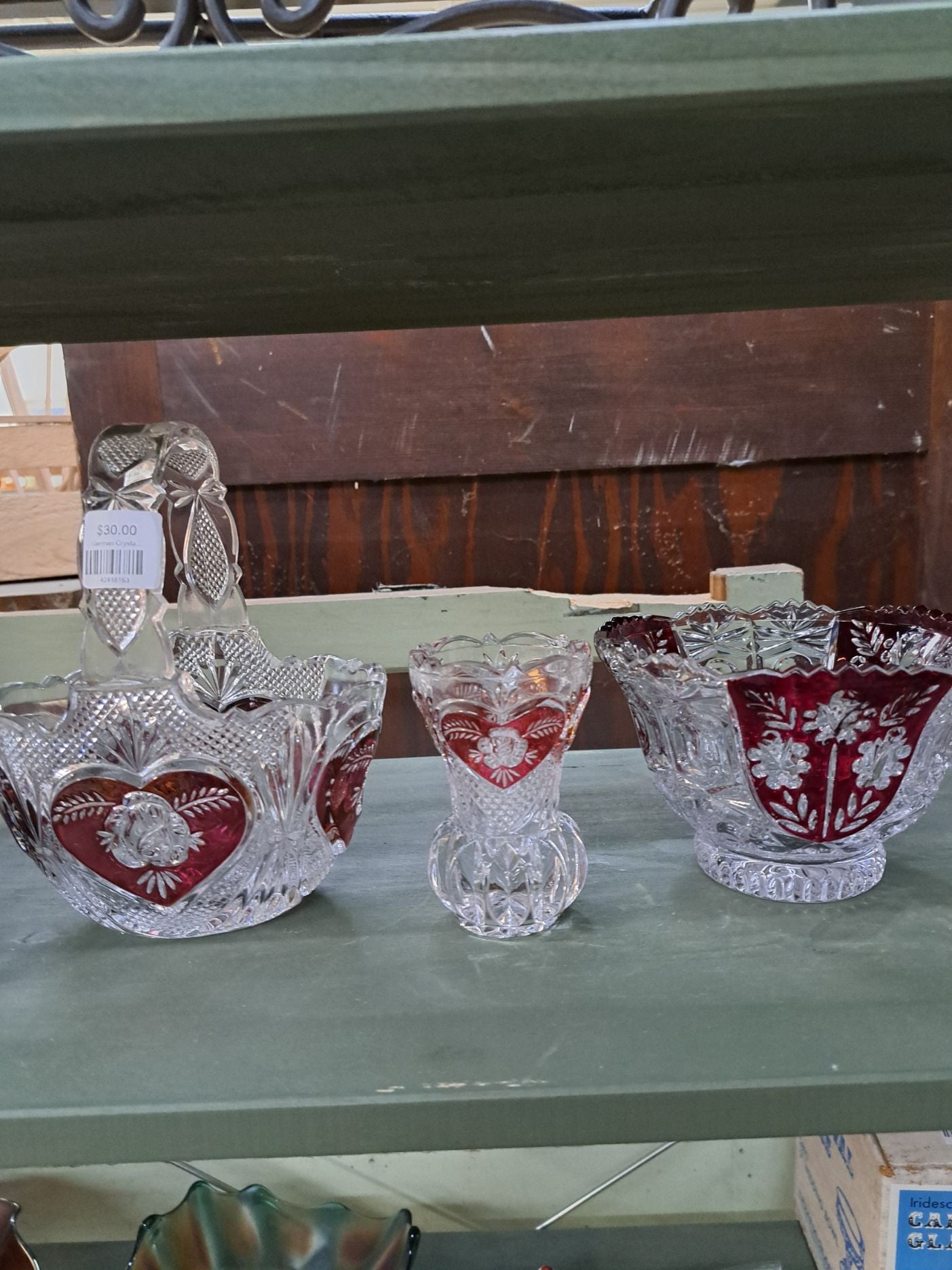 German Crystal Vase - 1