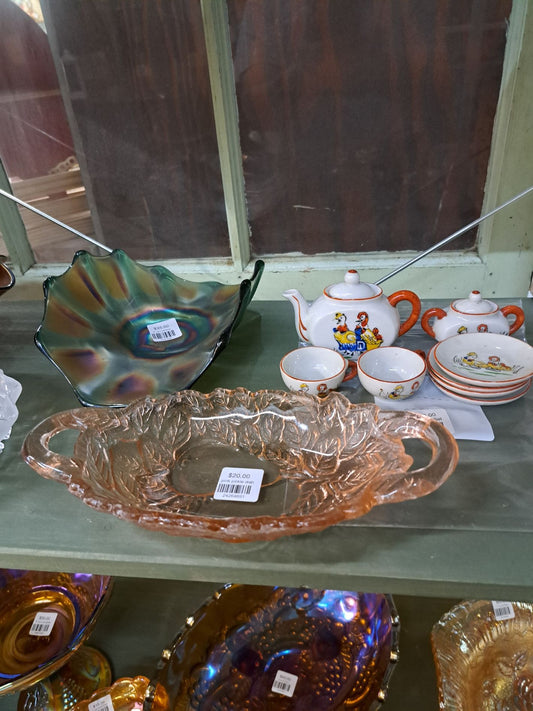 pink pickle dish - 1