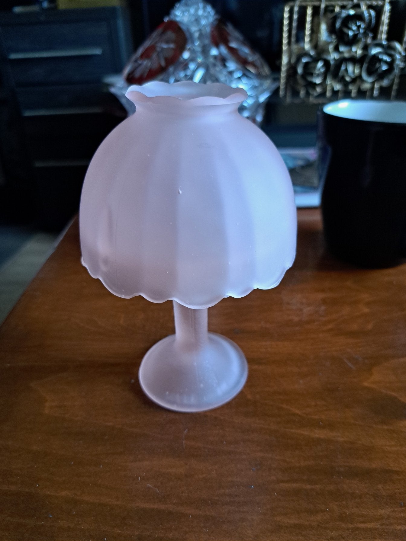 Satin Glass Tealight - 1