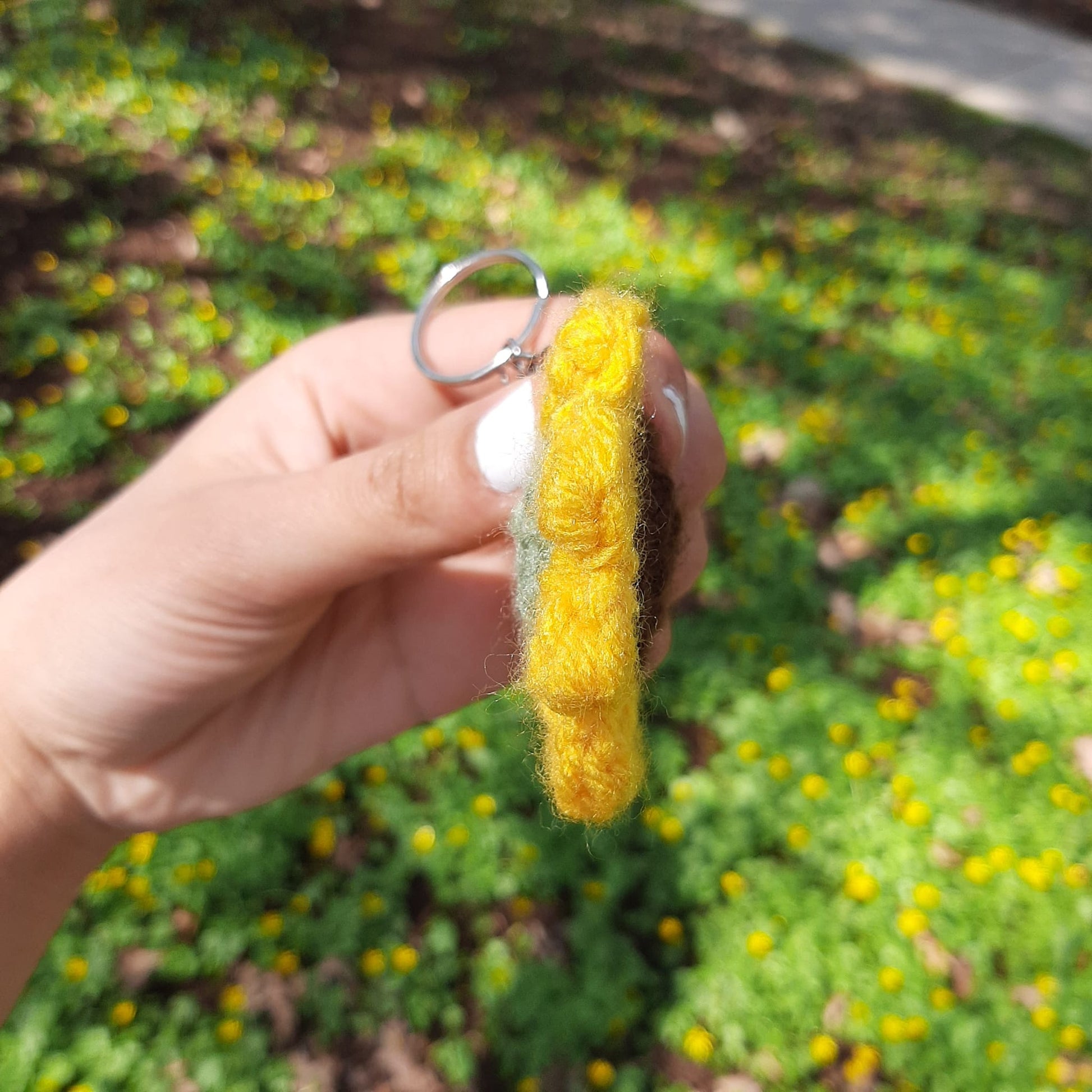 Sunflower Keychain - 3