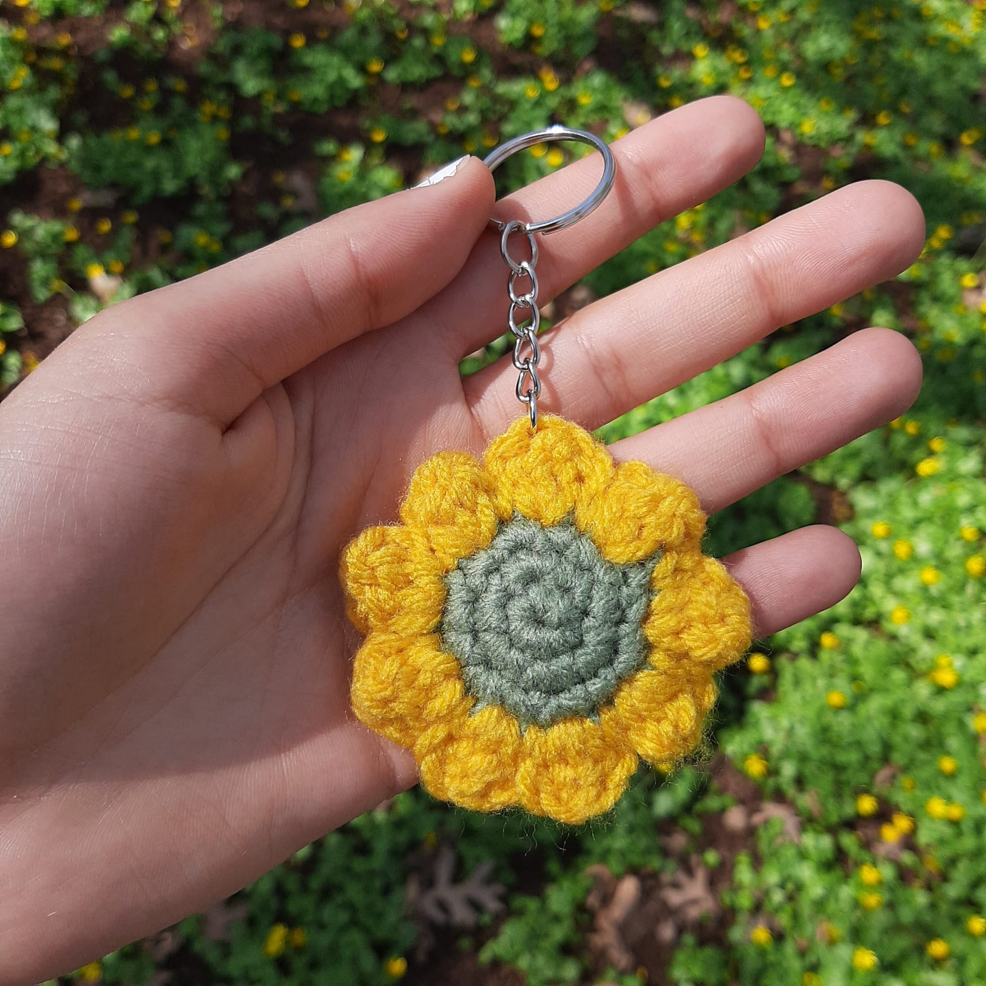 Sunflower Keychain - 2