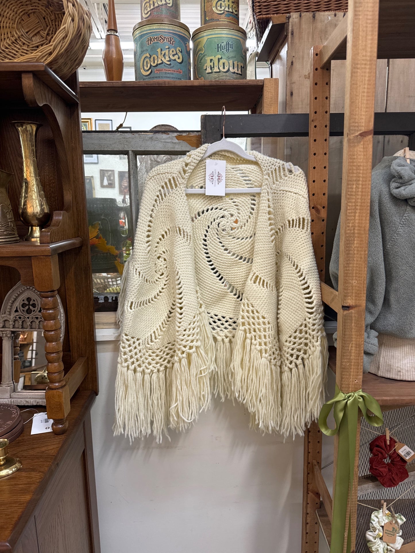 Handknit shawl - 1