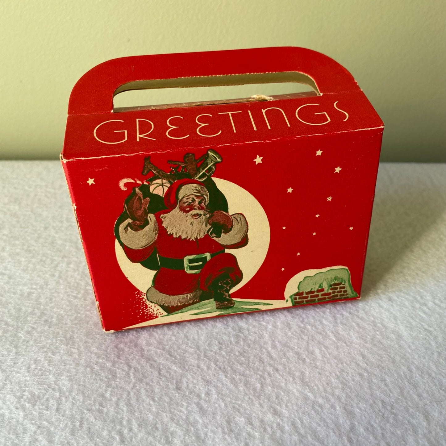 Vintage Christmas Candy Box - 1