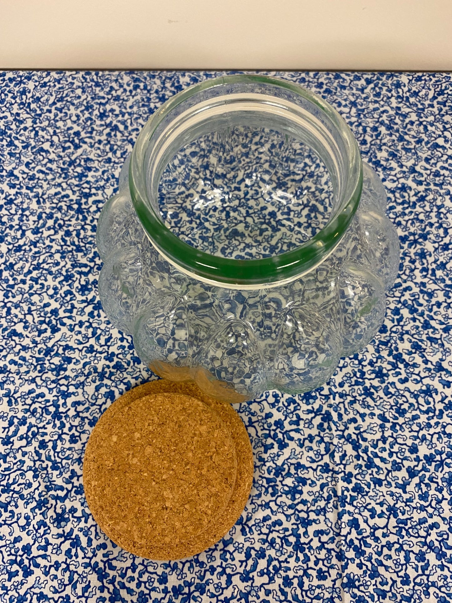 made in italy glass bubble jar - 2