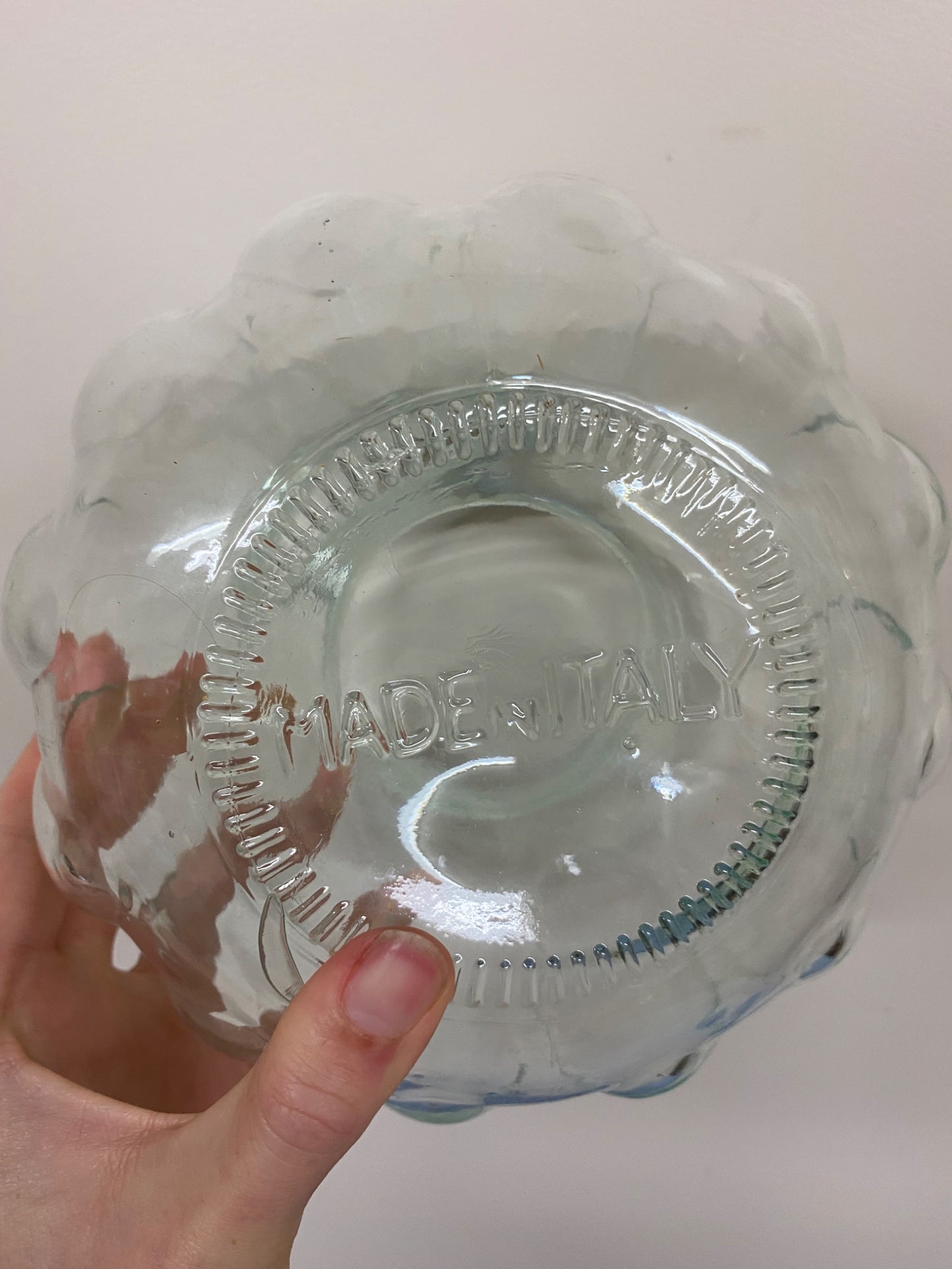 made in italy glass bubble jar - 3