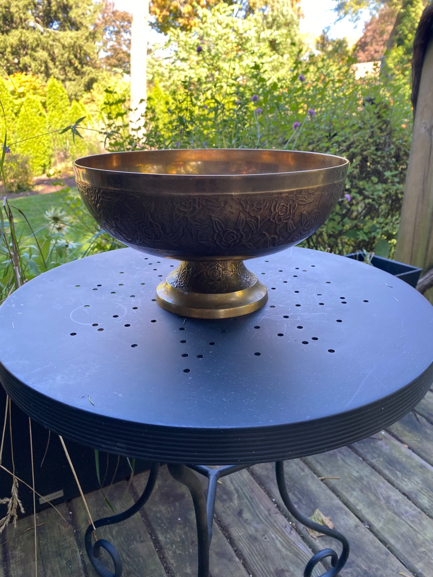 Large Brass Bowl - 2