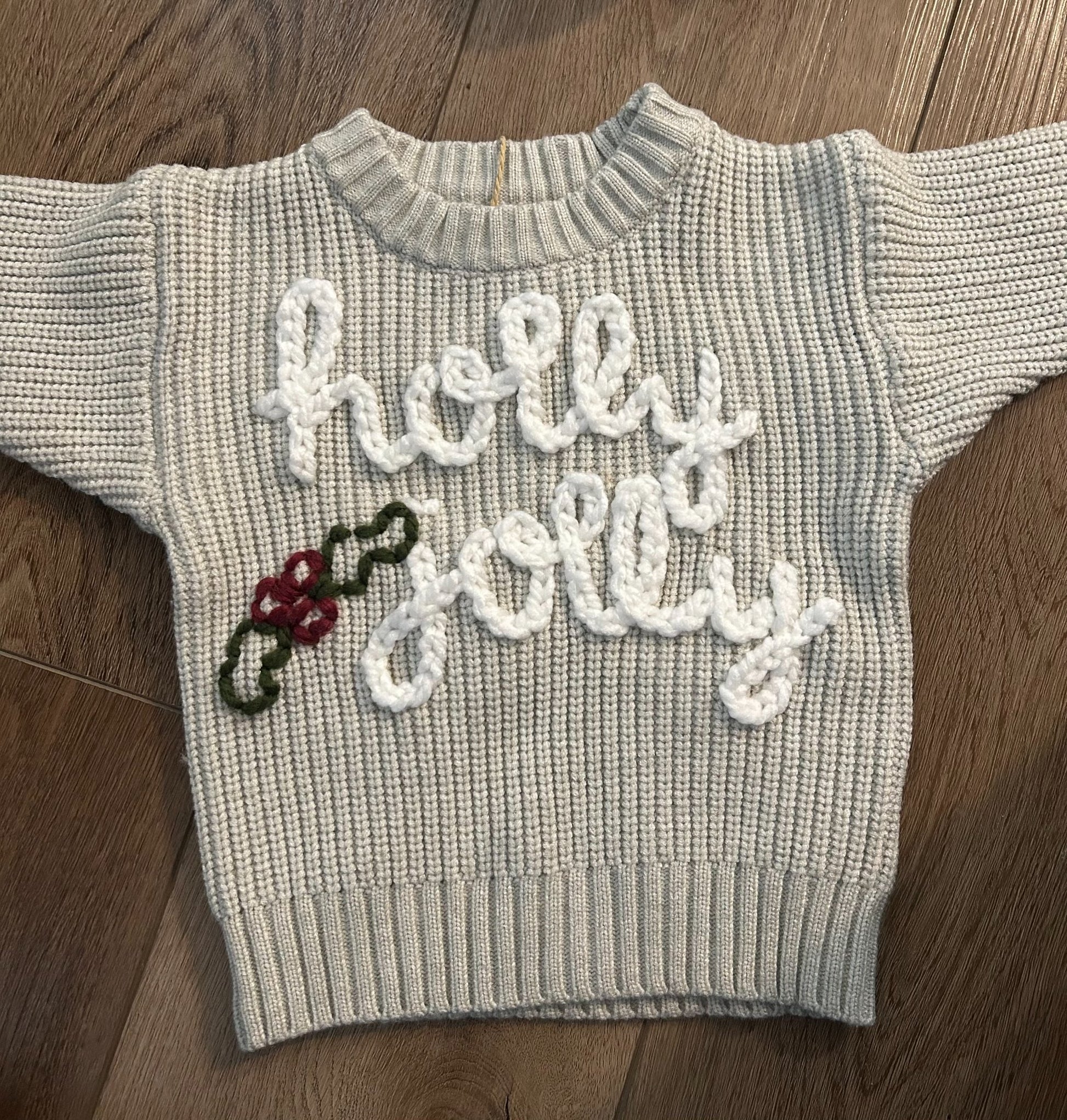 Holly Jolly Baby Sweater - 1