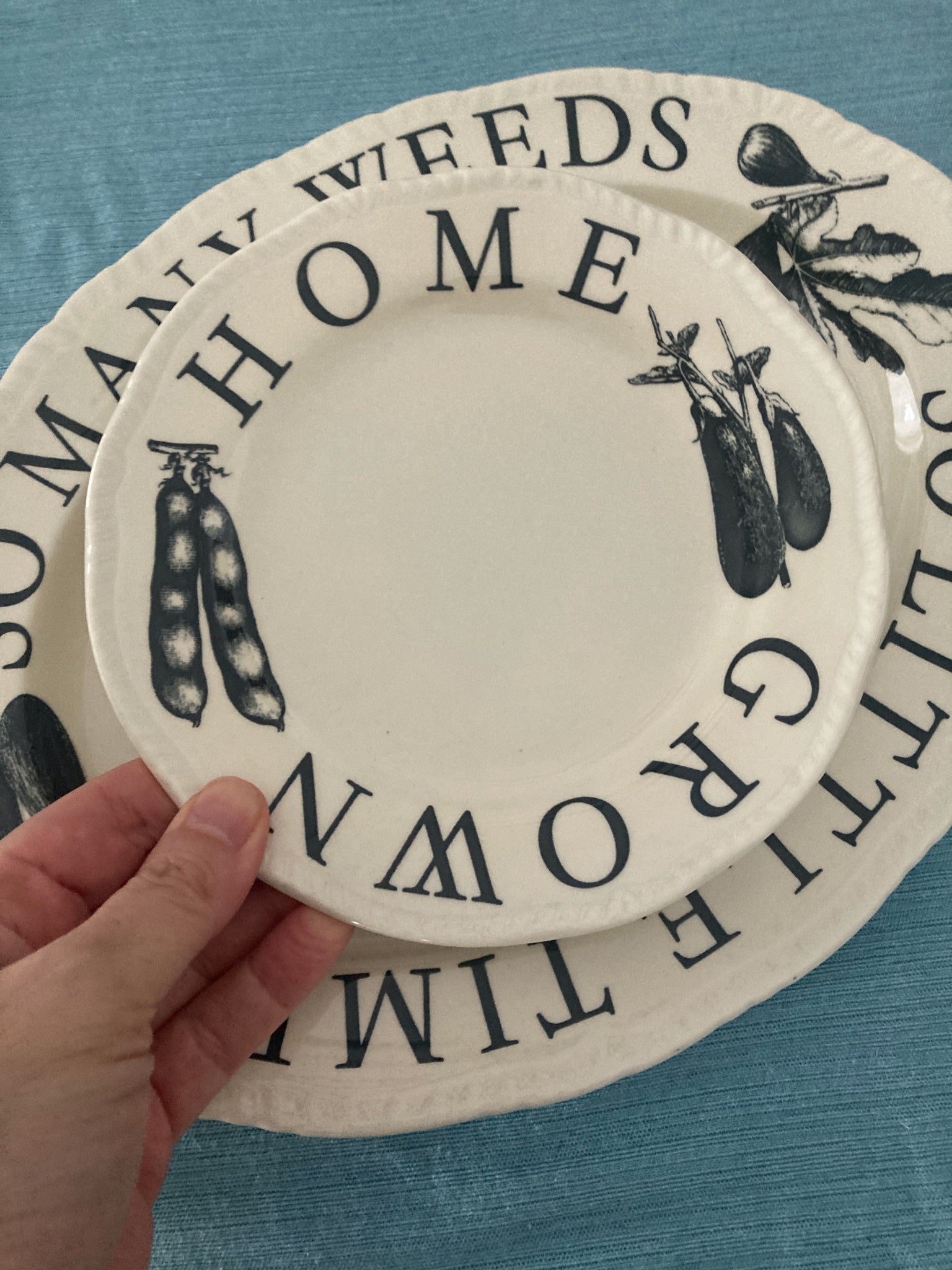 13 pc Wood&Sons Gardening Dinnerware - 4