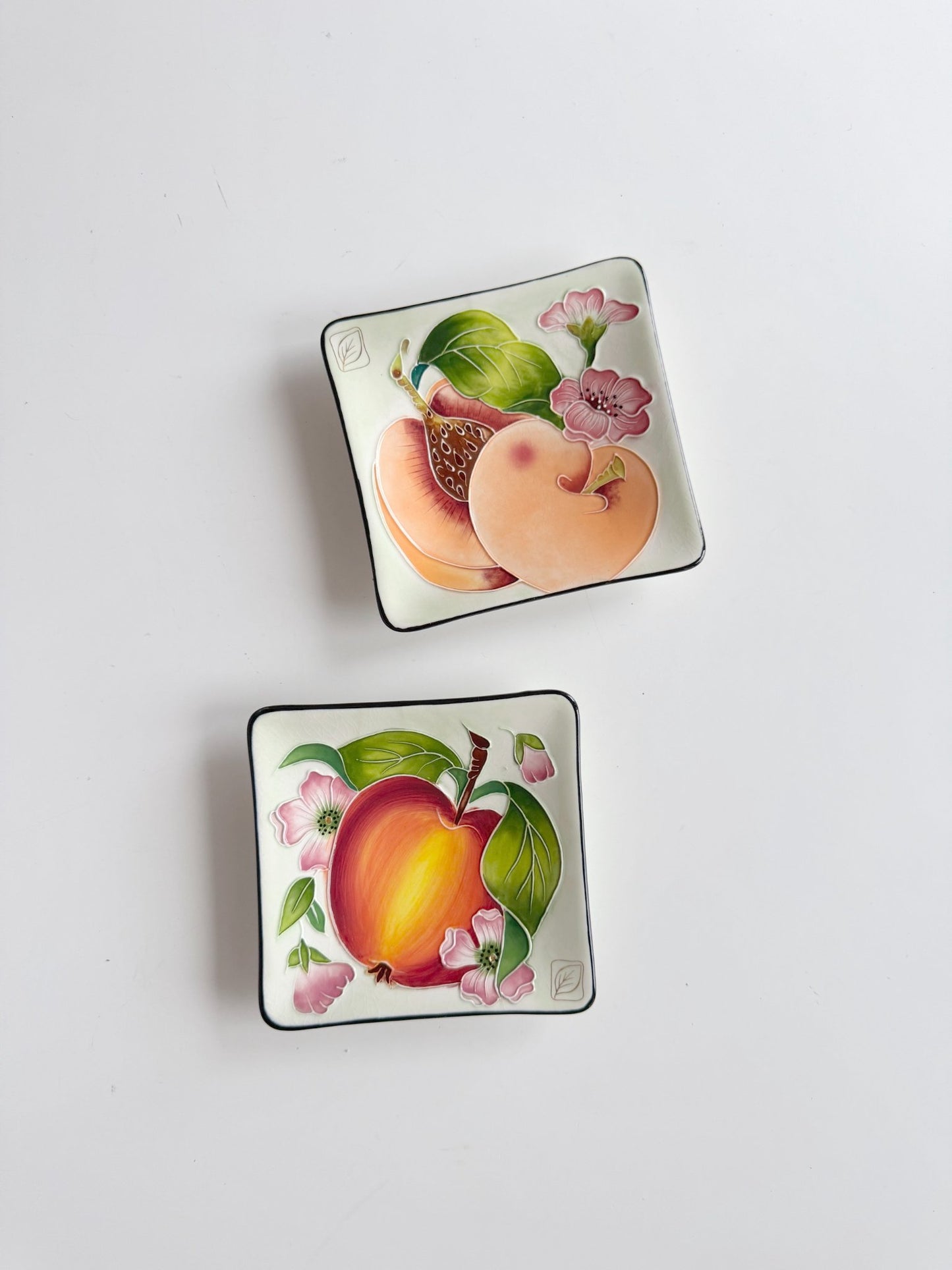 Set of 2 J MCCALL Fruit Dishes - 1