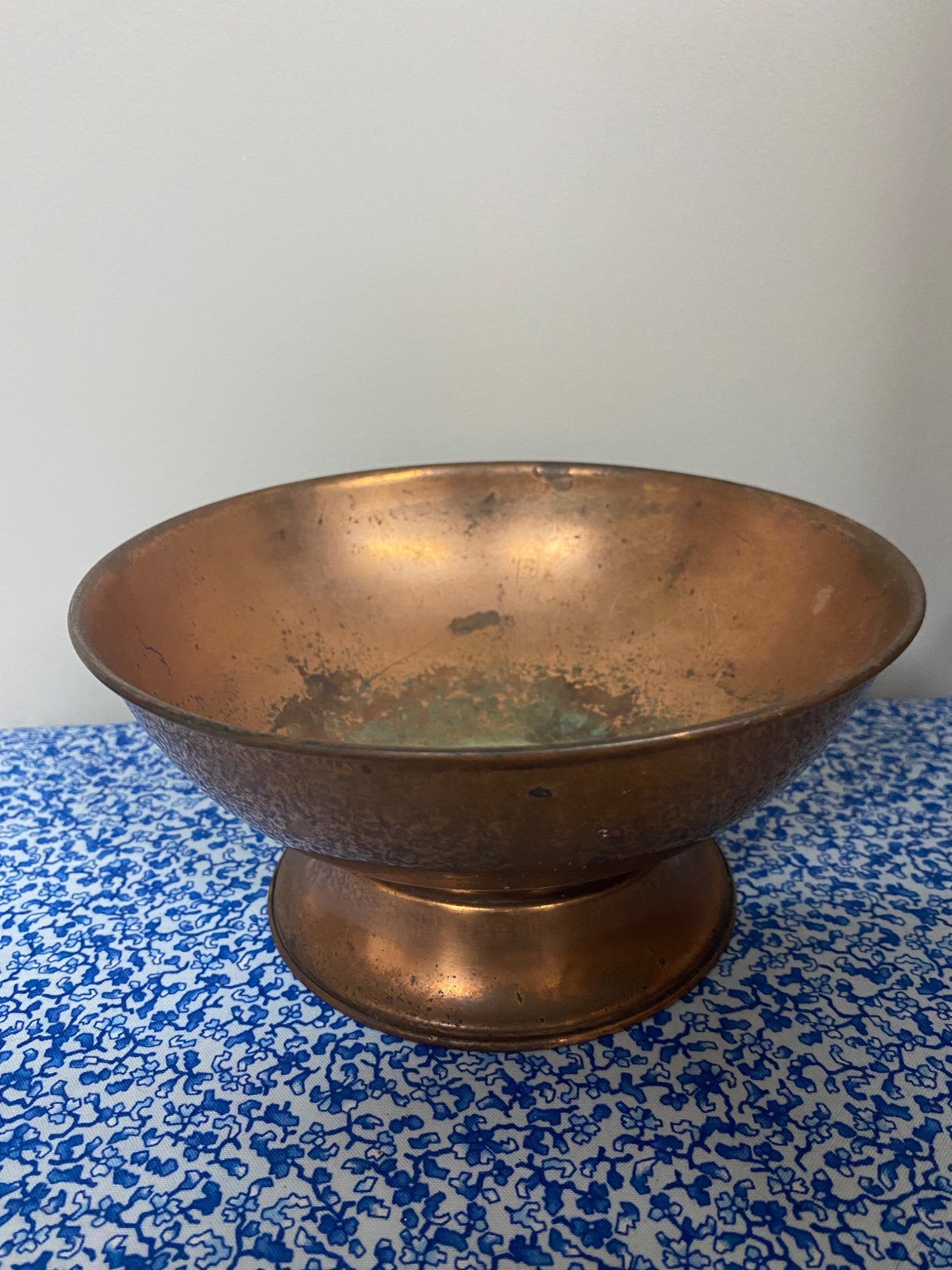 vintage copper bowl - 1