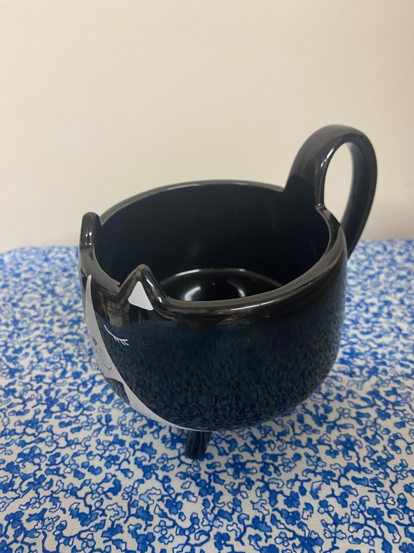 Tuxedo cat mug planter - 2