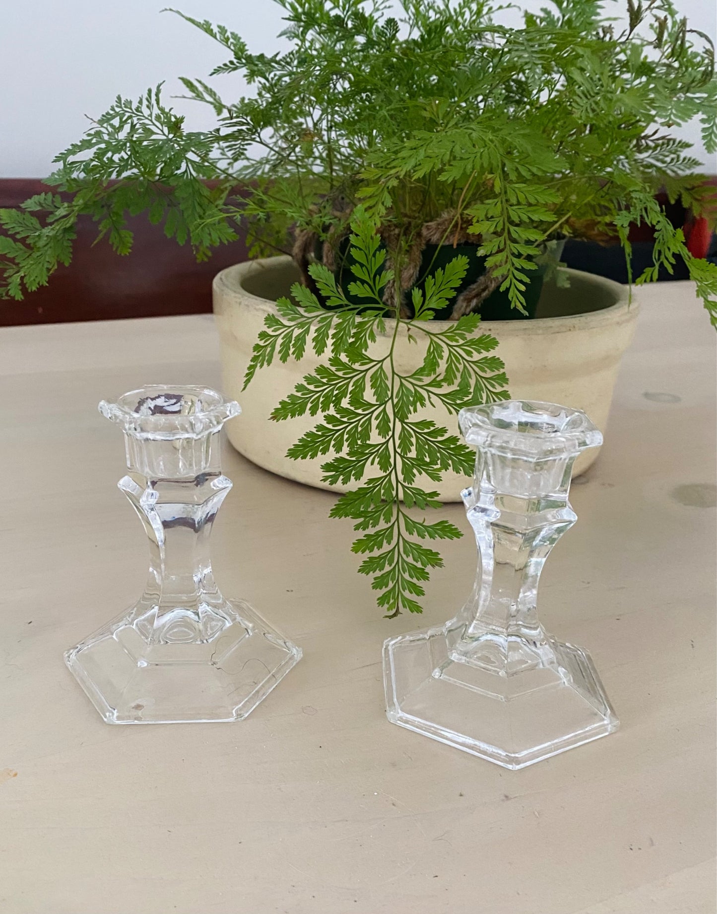 Glass Candle Holders - 1