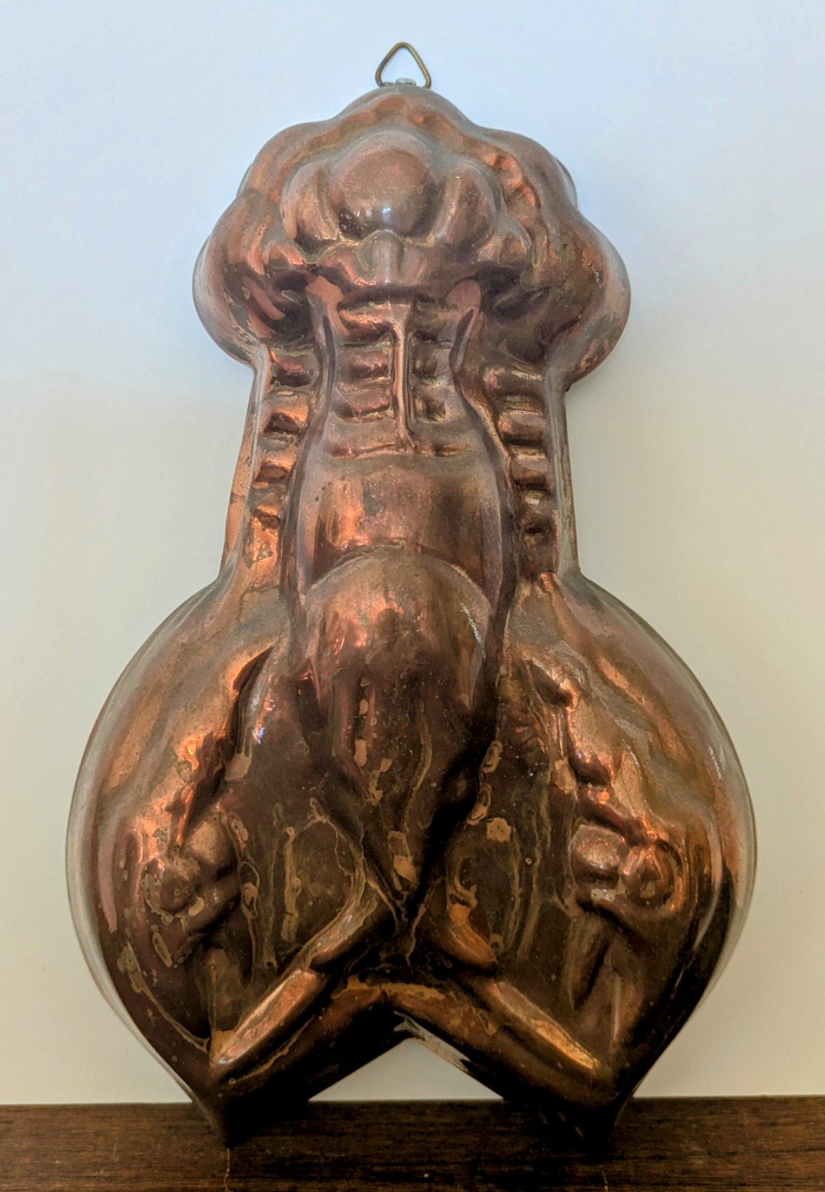 Vintage Copper Lobster Mold - 1