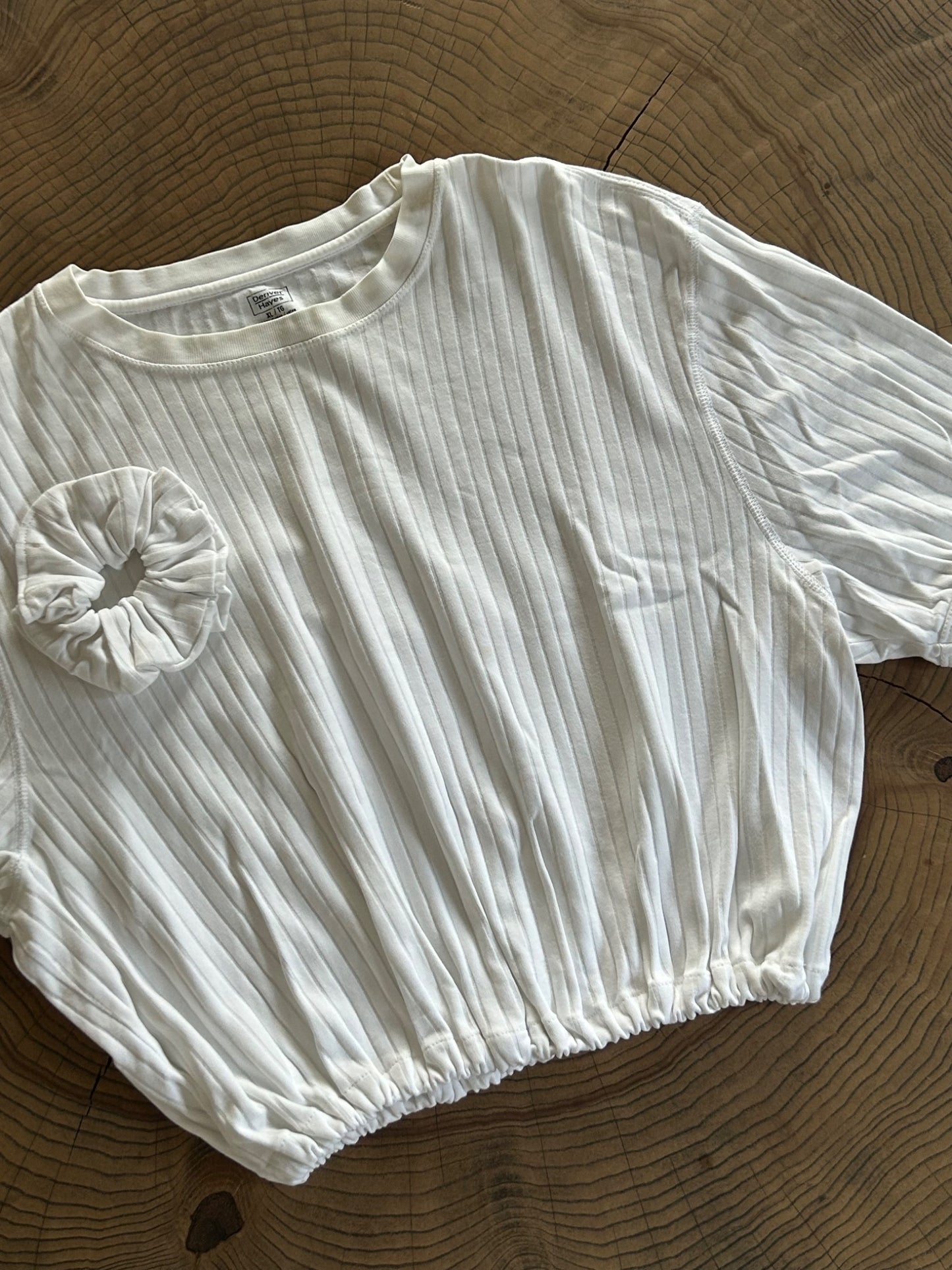 the little ribbed tee set - 1