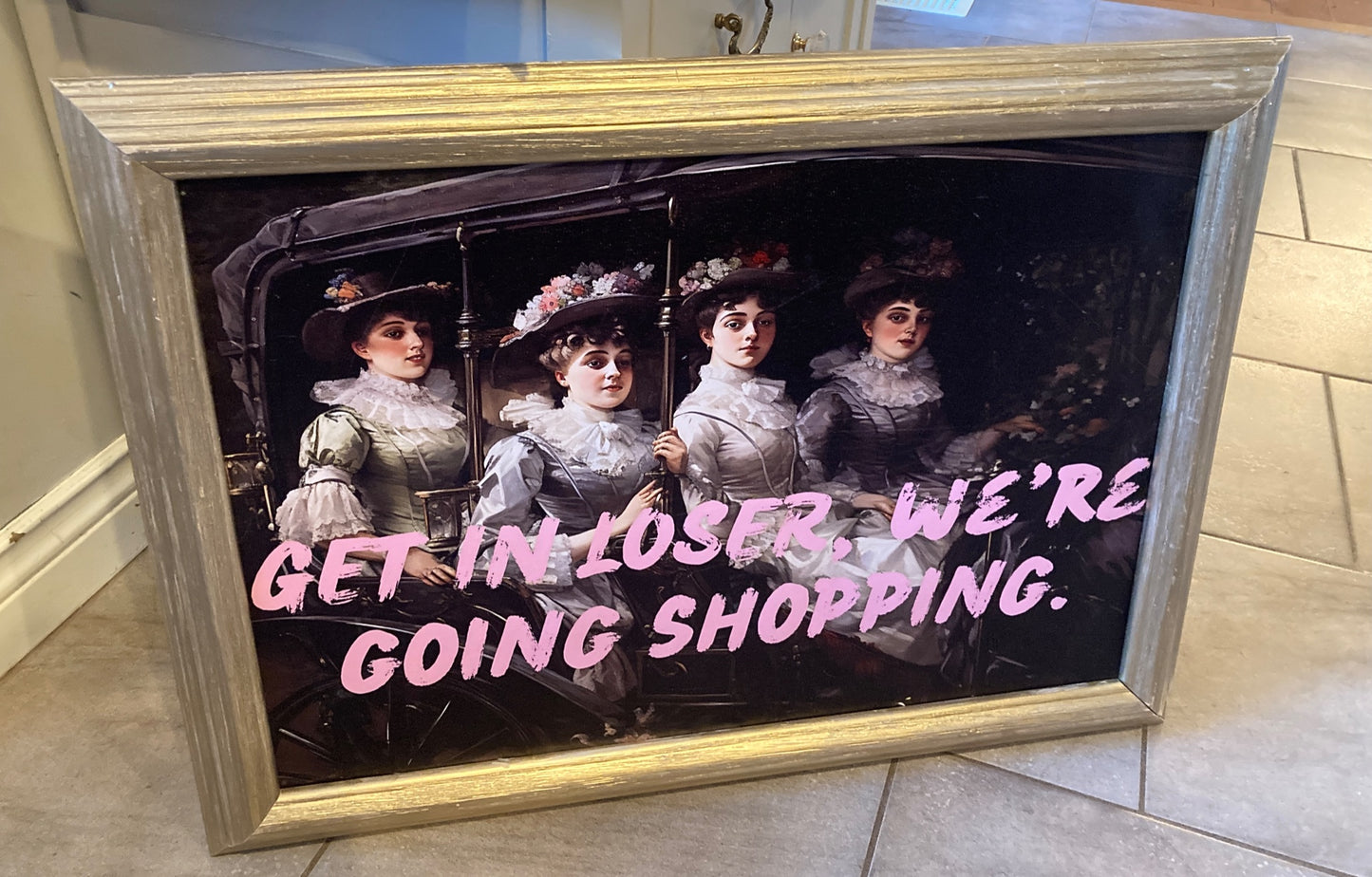 Get In Loser Art framed - 1
