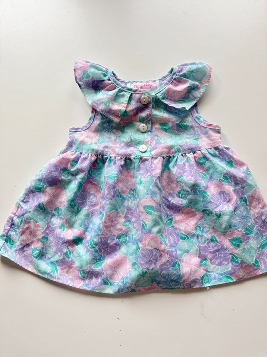 0328 Vintage girls' Chuckles dress - 1