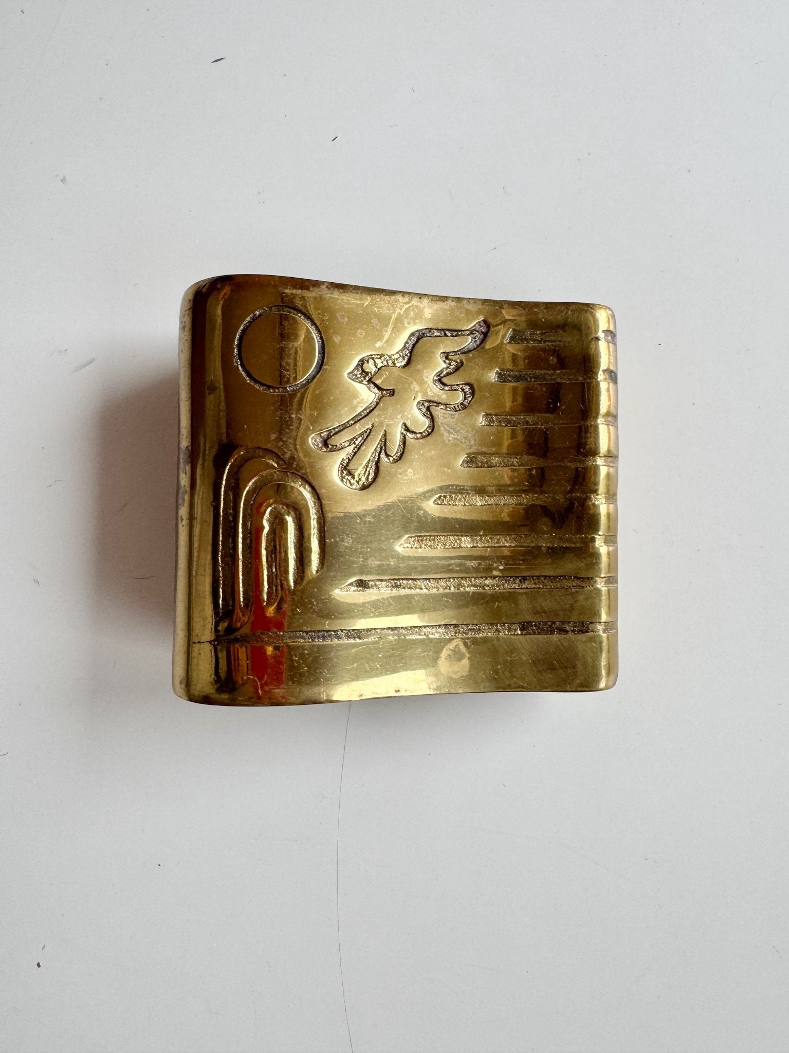 0328 Brass penholder - 2