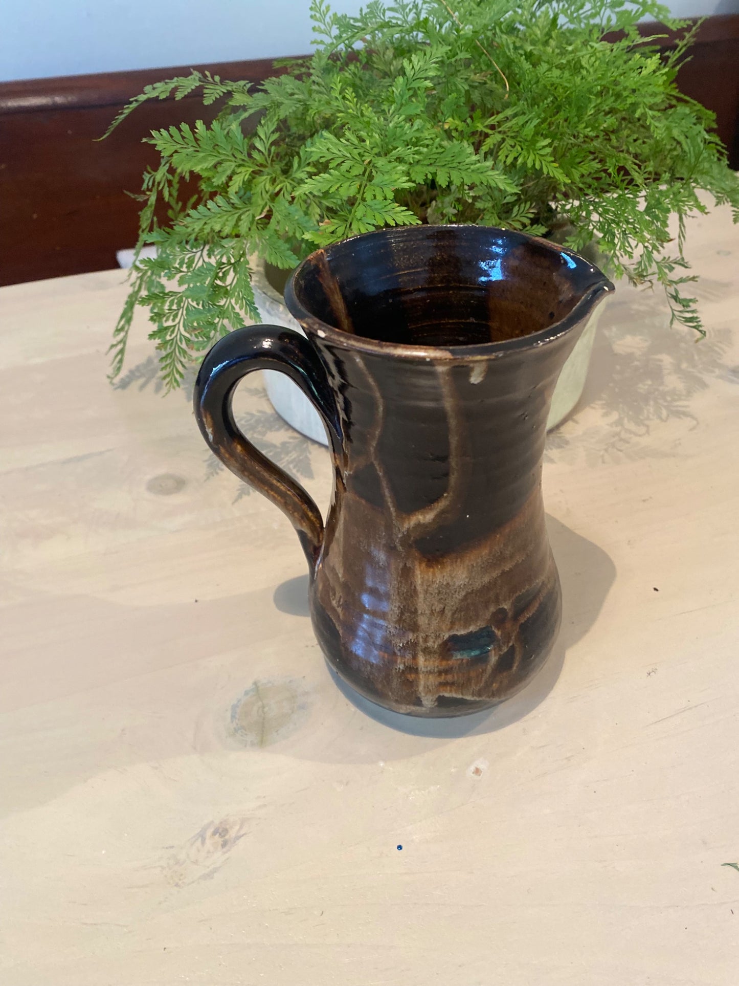 Handmade Brown Pitcher