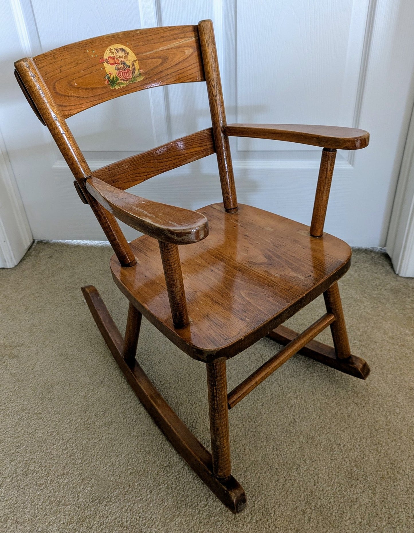 Vintage Children Rocking Chair