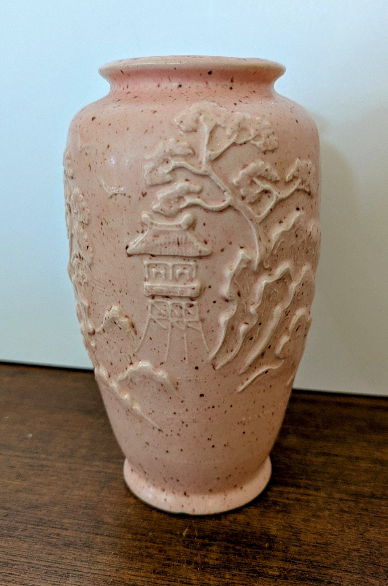 Small Pink Ceramic Vase