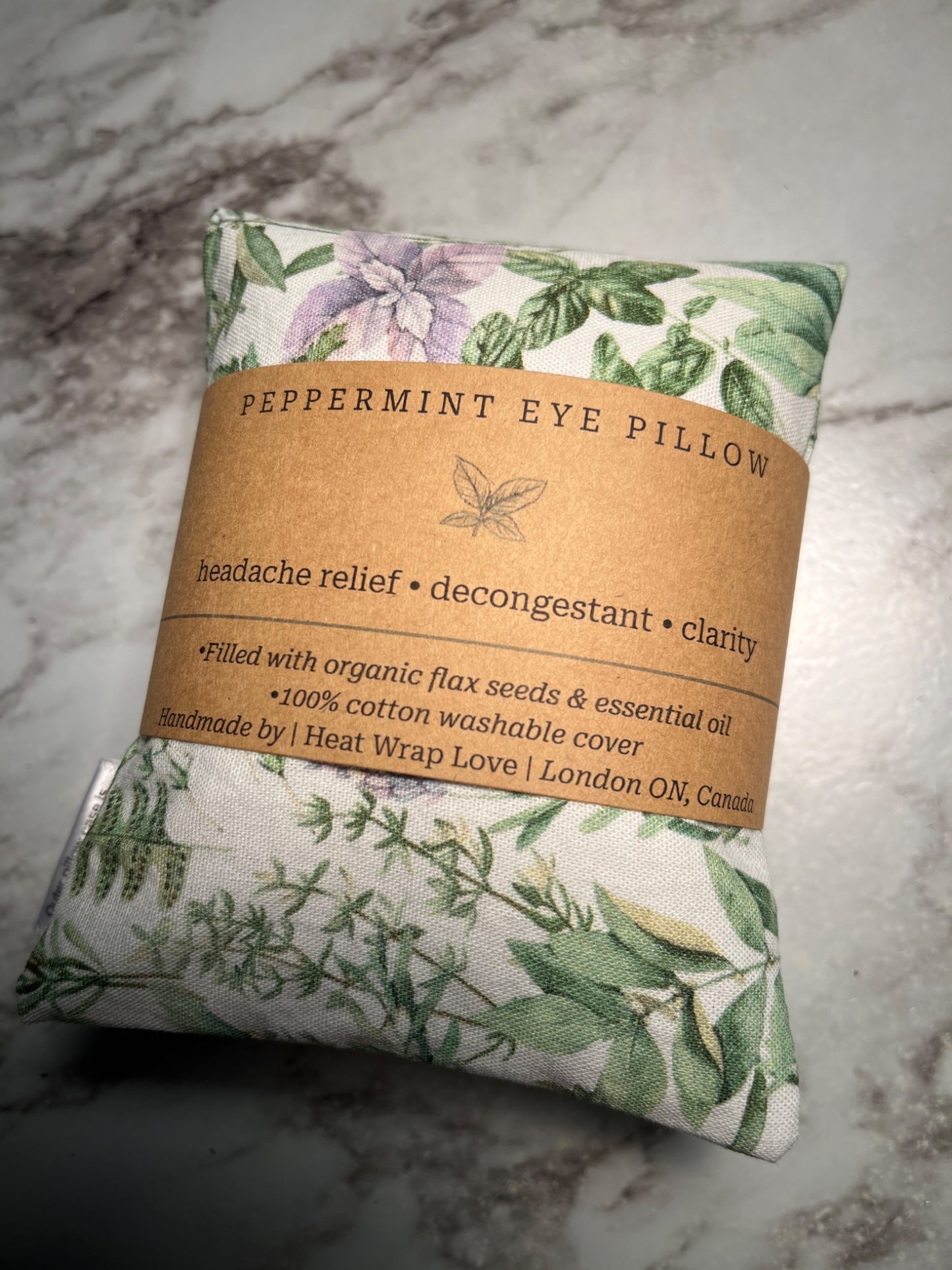 Peppermint eye pillow