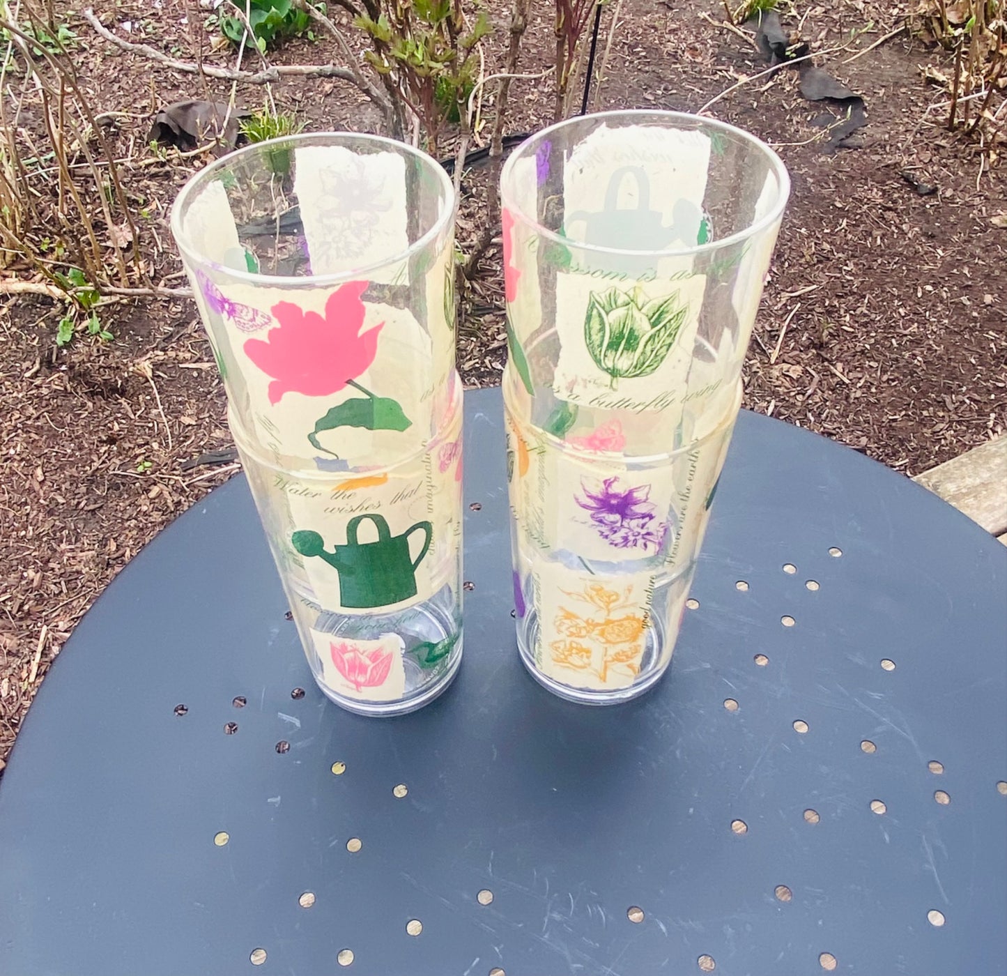 Spring Patio Glass