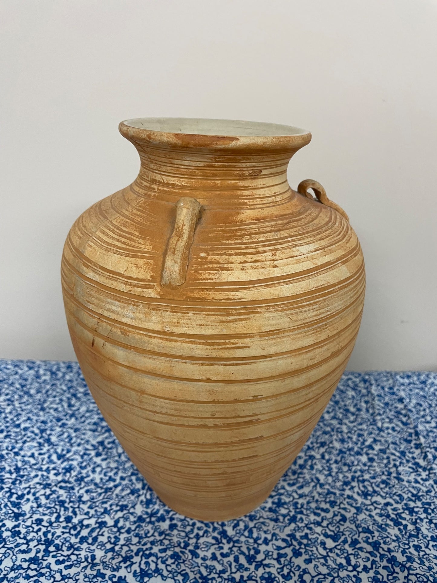 vintage clay pottery vase