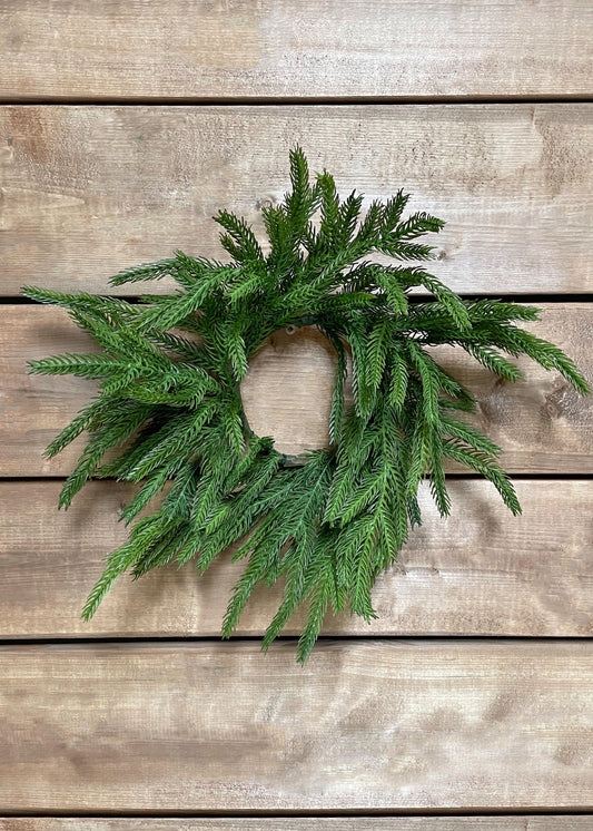 4" Norfolk Fresh Pine candle Ring