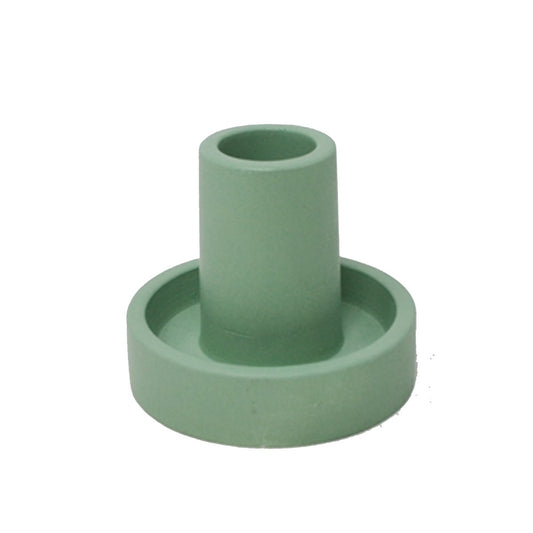 Minimalist Green Candle Holder
