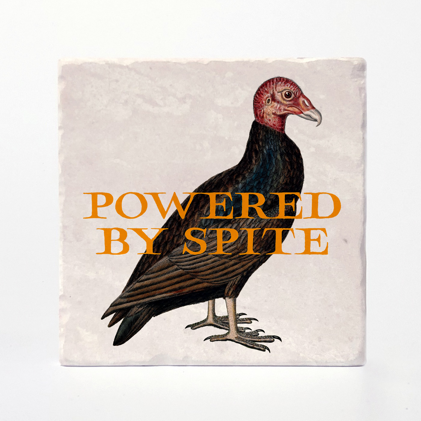 Powered By Spite - Effin' Birds Coaster