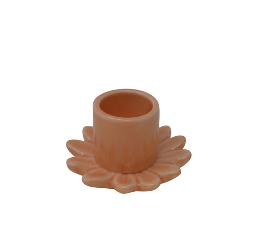 candle flower holder - nude