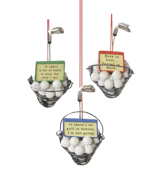 Golf Balls Ornament