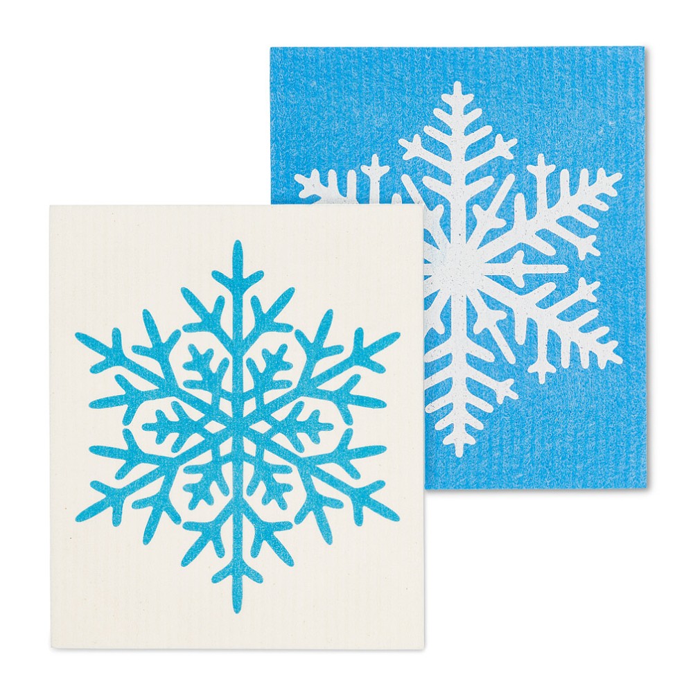 Snowflake Dishcloths - Set of 2