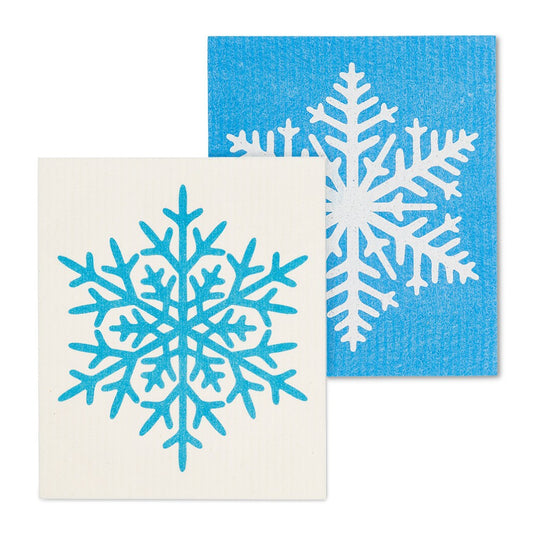 Snowflake Dishcloths - Set of 2