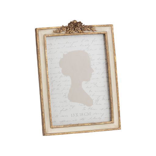 Cream / Gold Frame 5x7