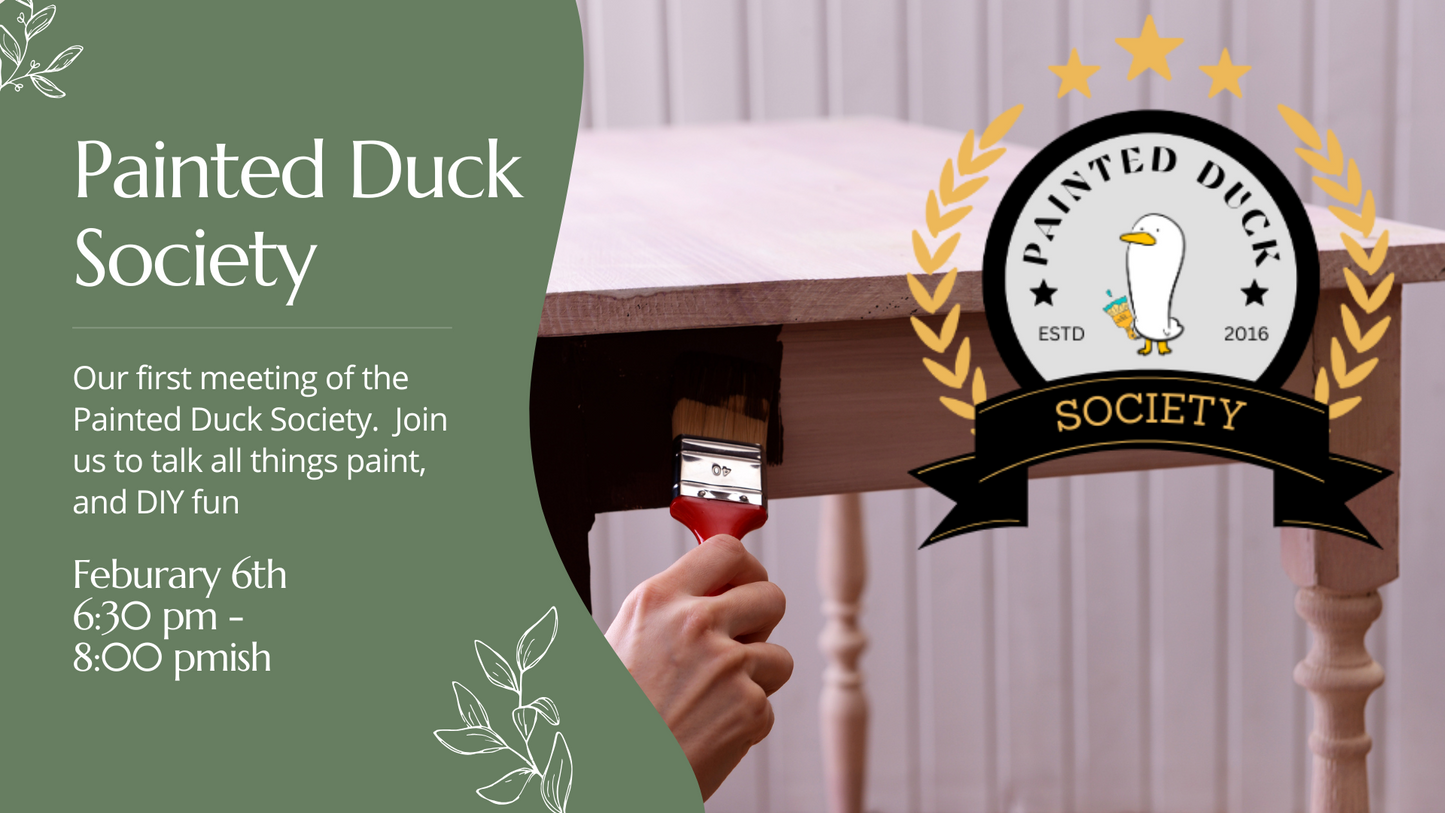 Painted Duck Society - Painting 101