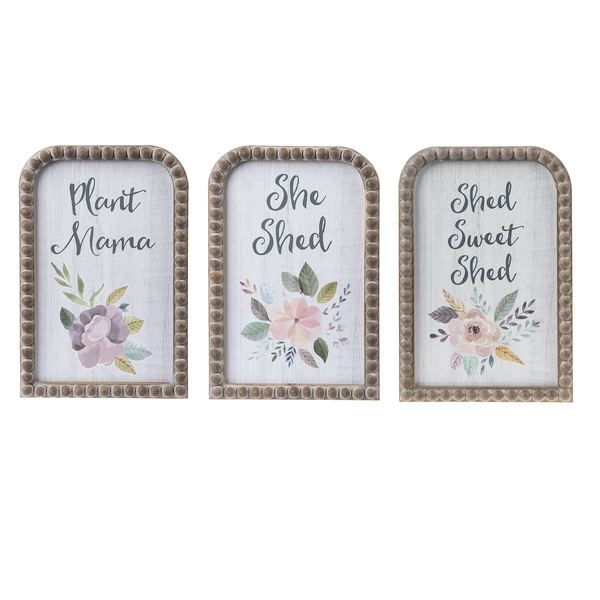 Beaded Frame - She Shed