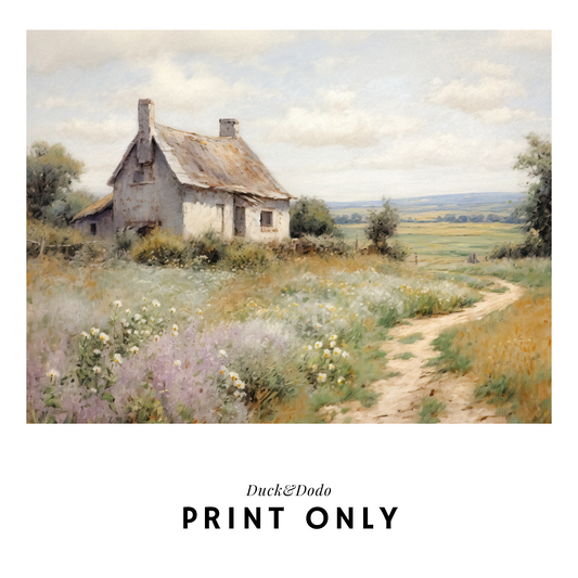 Scenery Print - farmhouse