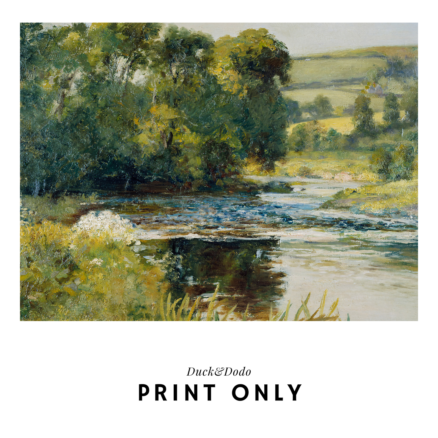 Scenery Print - Green Lake