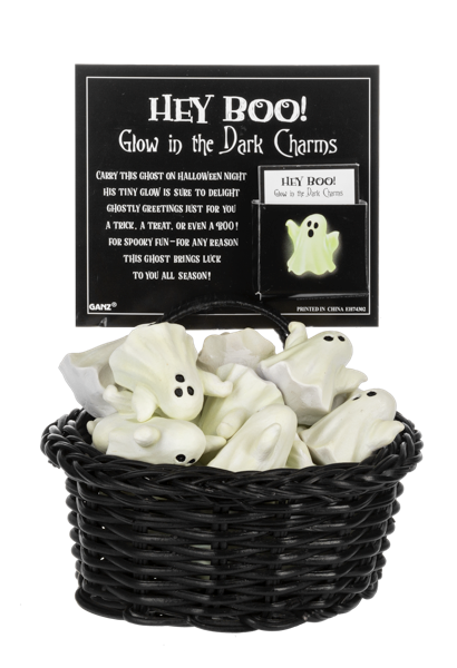 Hey Boo! Glow in the Dark Ghost Charm